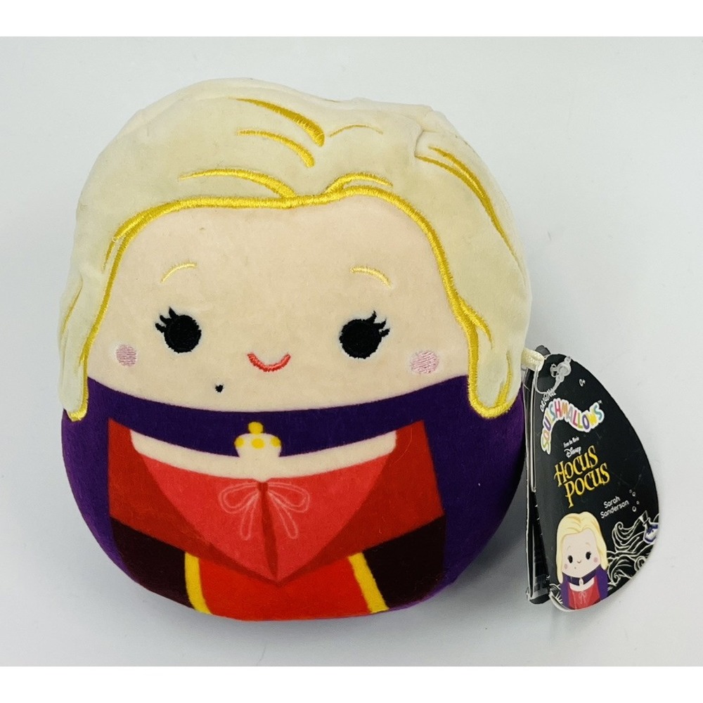 Squishmallows Hocus Pocus Sarah Sanderson Plush 5" Witch Disney Claires